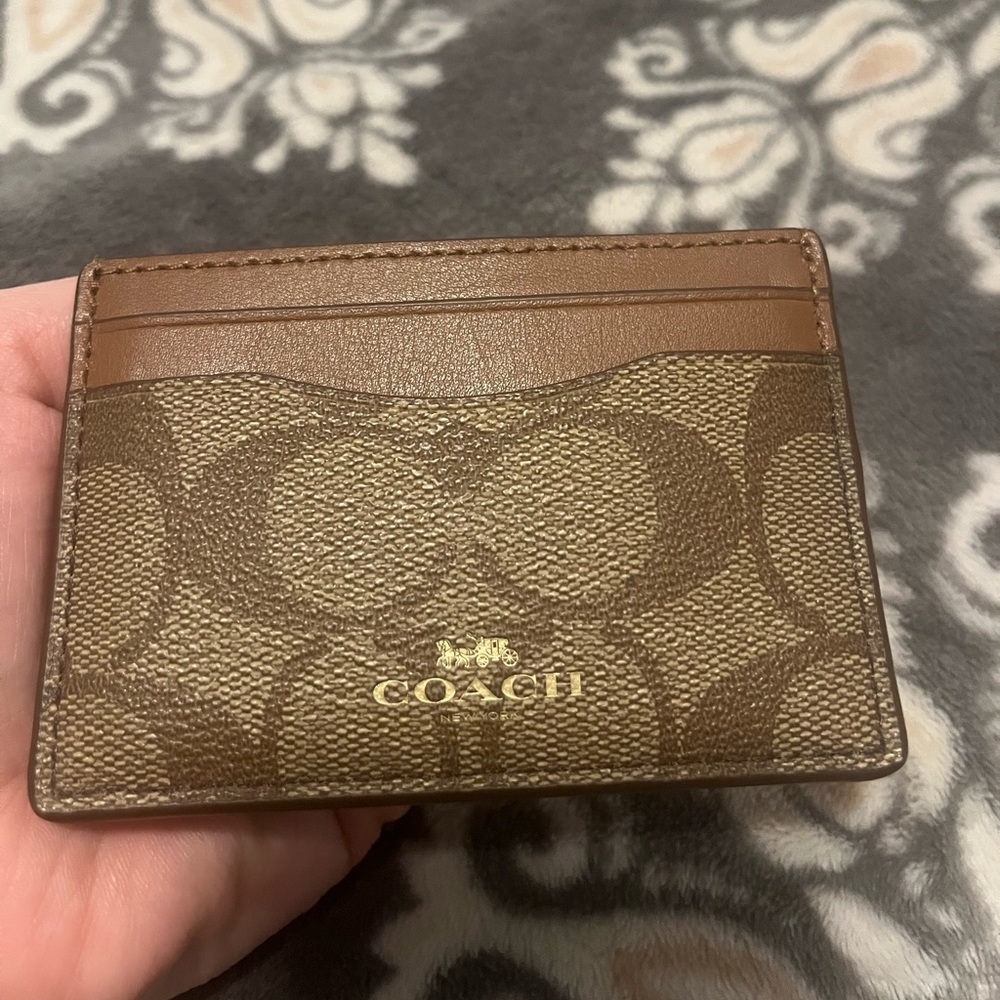 Coach card holder